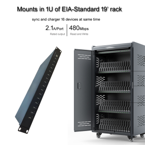 16 Port Rackmount USB Hub