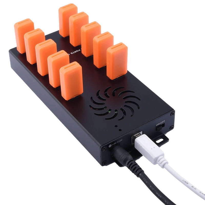 USB HUB Powered Station Charge up to 10 USB devices at once.