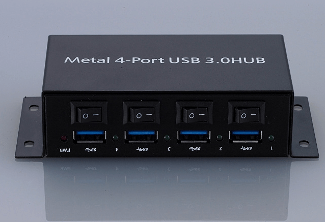 41.What is your highest capacity Multi-port USB Hub that is also capable of connecting with data?