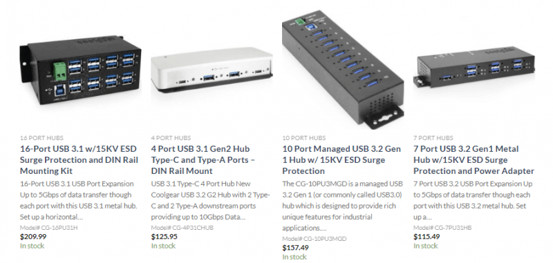 Usb Rack 57.Usb Rack Mount USB 3.0 Hub Series- Ladagogo - Industrial USB Hubs ...