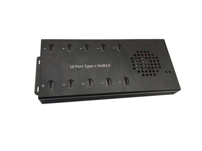 USB Type C Industrial Hub – 10 Port Charge & Sync