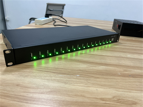 Hi-Power 20 Port USB Charging Hub and 16-Port USB Charging Station with Syncing Function