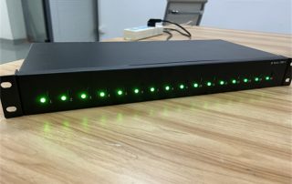 9" 1U Rack Type C Hub 16 Ports Hub