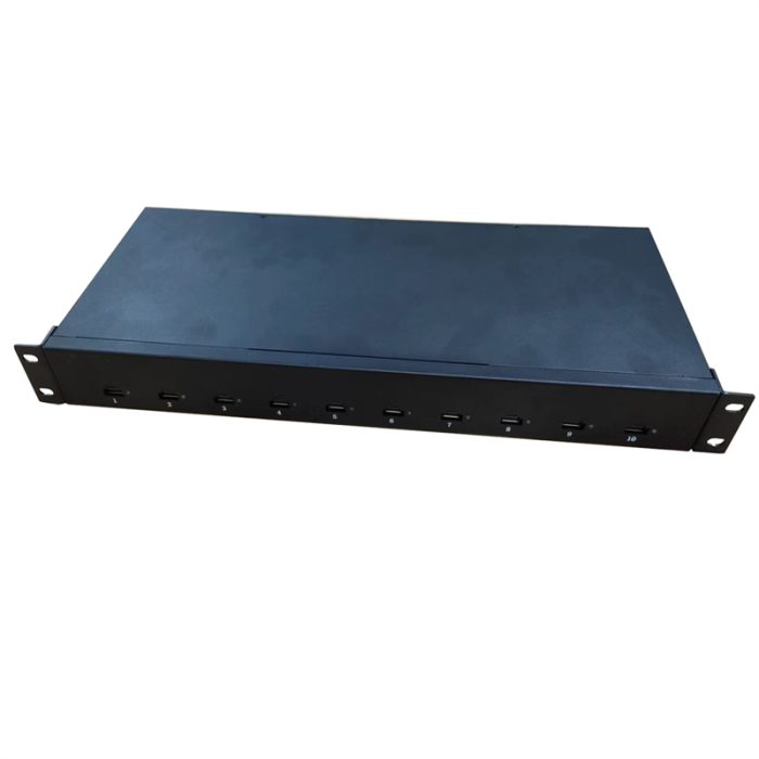 charging cabinet,19" rack mount,500W,USB PD Type C,USB-A,power multiple devices,office,retail,commercial