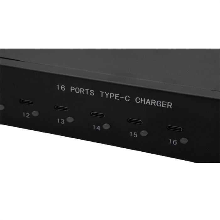 USB Type C Charger Rackmount Hub 16 Ports
