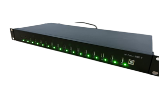 Ladagogo A-16 1U rack mountable 16 port USB charger hub