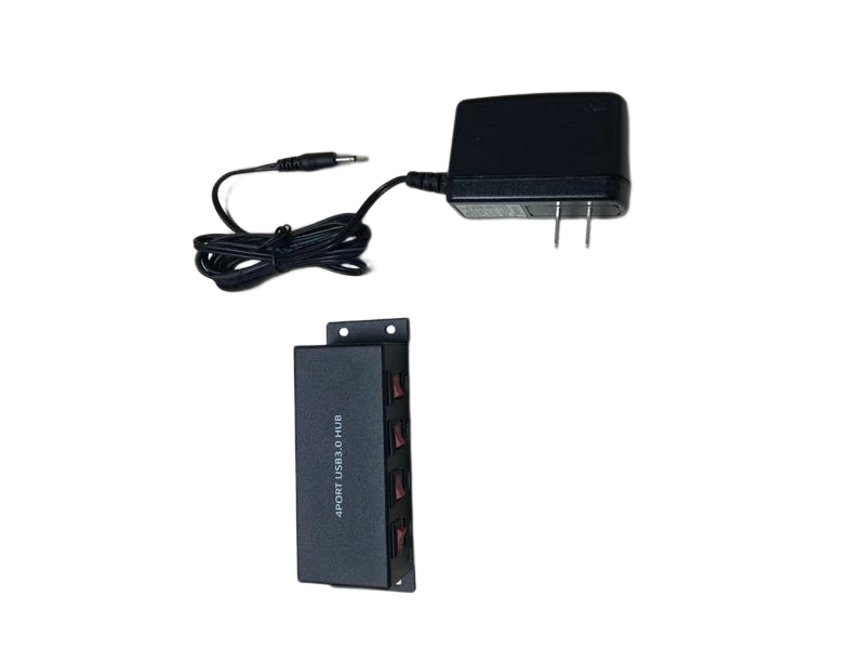 B-04 4 port USB 3.0 hub with power adapter