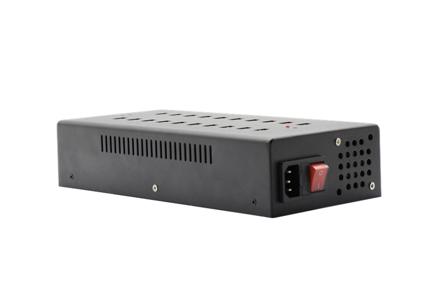 B-04 industrial USB 3.0 hub with rugged metal enclosure