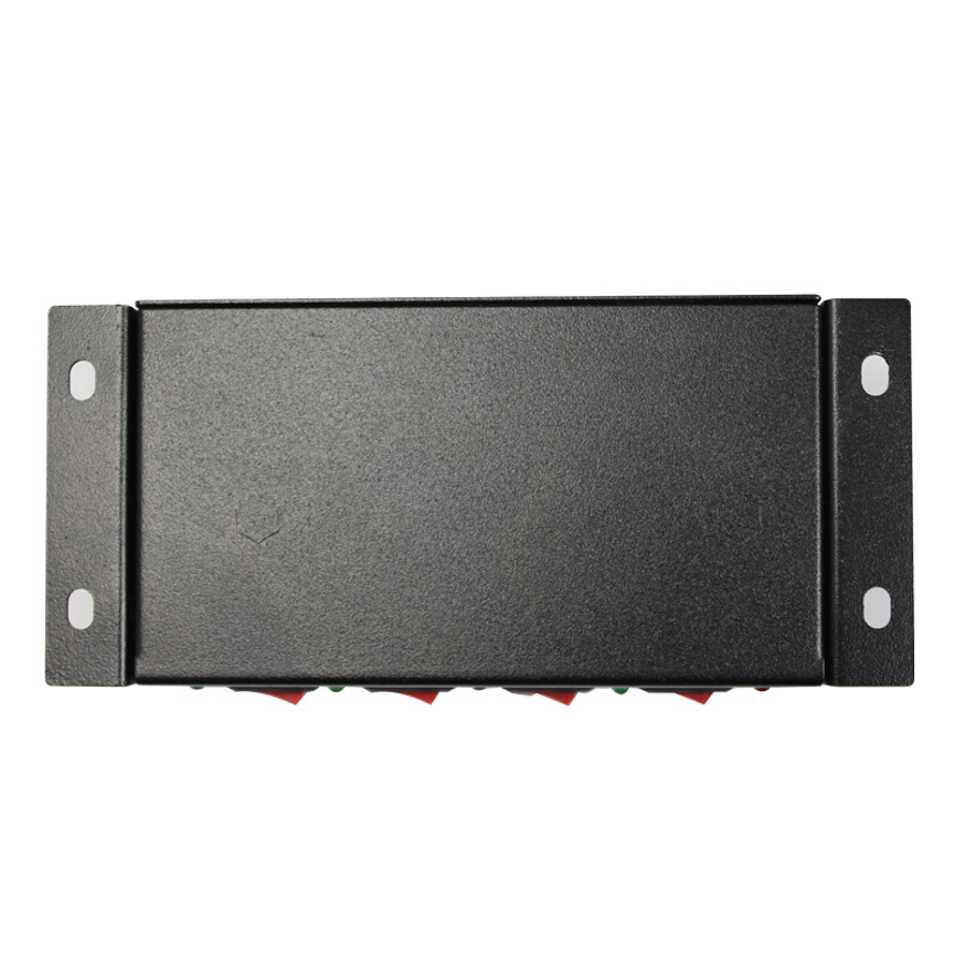 B-04 USB 3.0 hub top view with mounting brackets