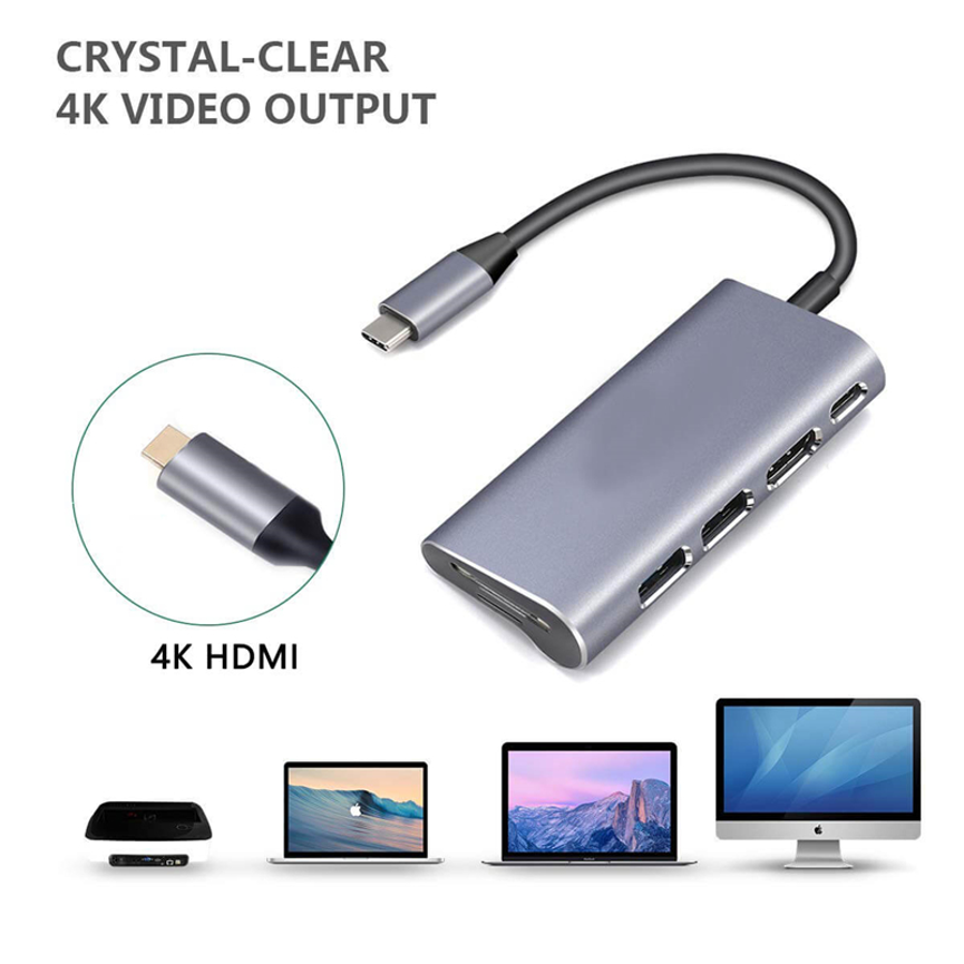 T299 USB-C hub with 4K HDMI output