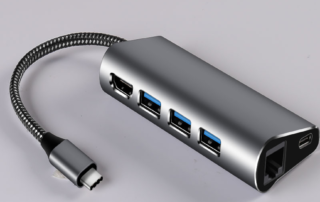 6 in 1 USB 3.1 Hub with HDMI and RJ45 Adapter T291