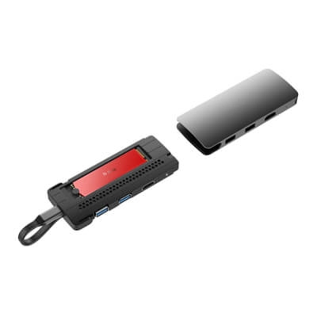 T260 USB-C docking station with M.2 SSD enclosure