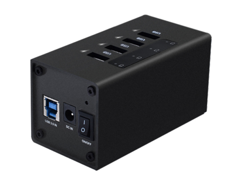 4-Ports USB 3.0 HUB B-04A – Rugged Industrial USB Hub