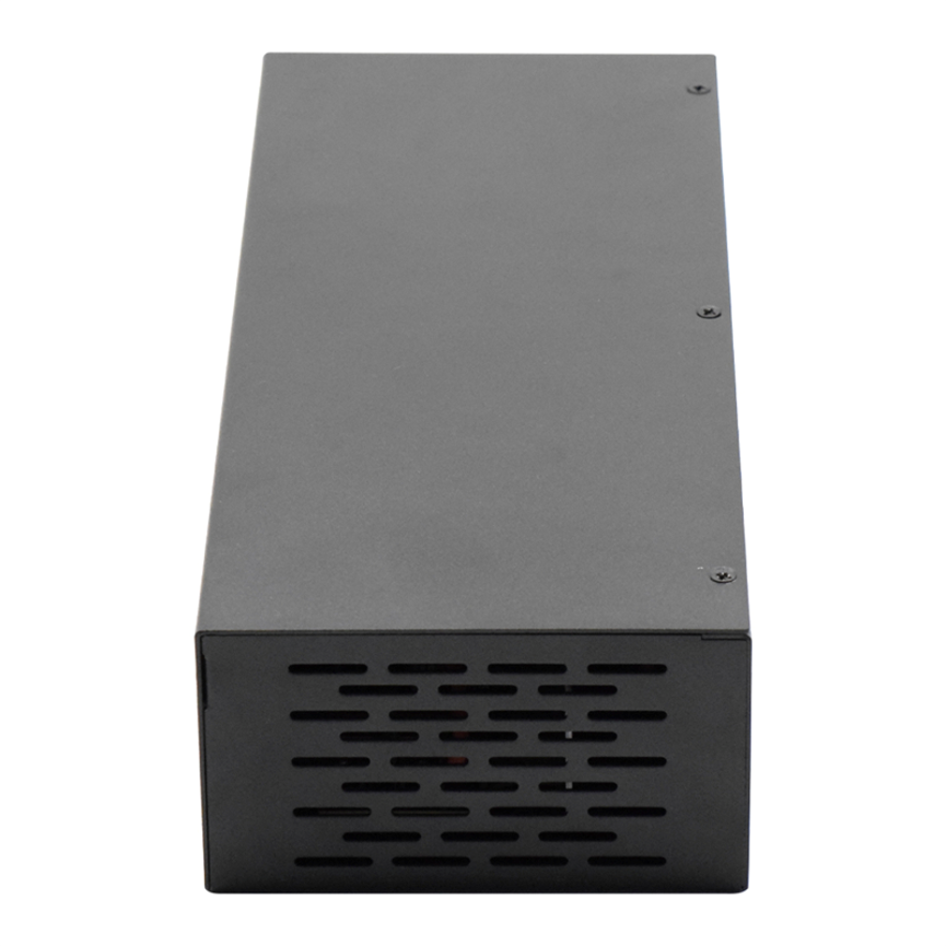 1. 12 Ports Type C Charger 250W side ventilation view
