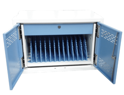 12-Device Charging Cabinet for Tablets, Chromebooks and Laptops