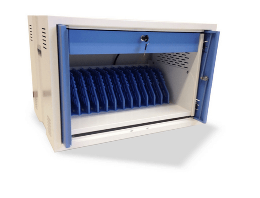 1. 12-Device Charging Cabinet wall-mount design