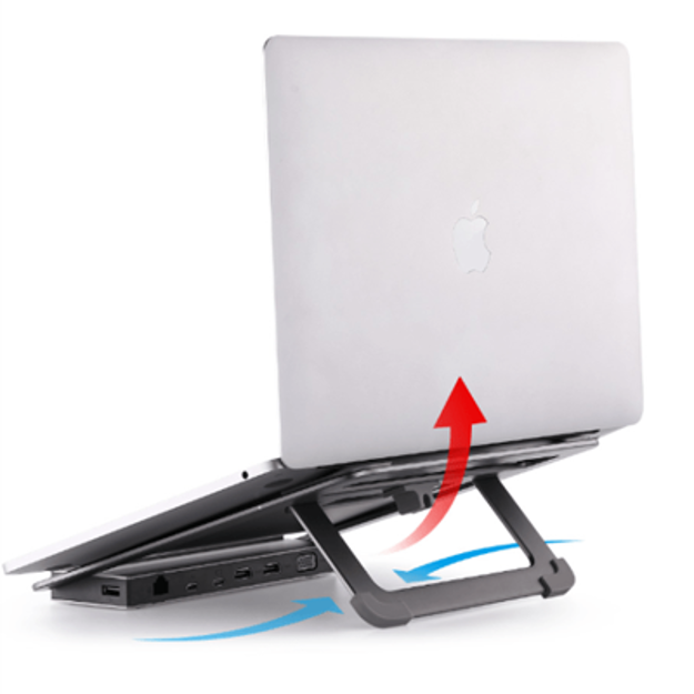 1. T-230 USB-C docking station dual-screen workstation setup