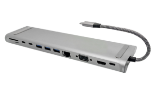 12-in-1 USB-C Hub T282 front angled view