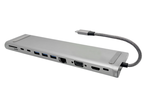 12-in-1 USB-C Hub T282 – Multi-Function USB-C Connectivity Solution