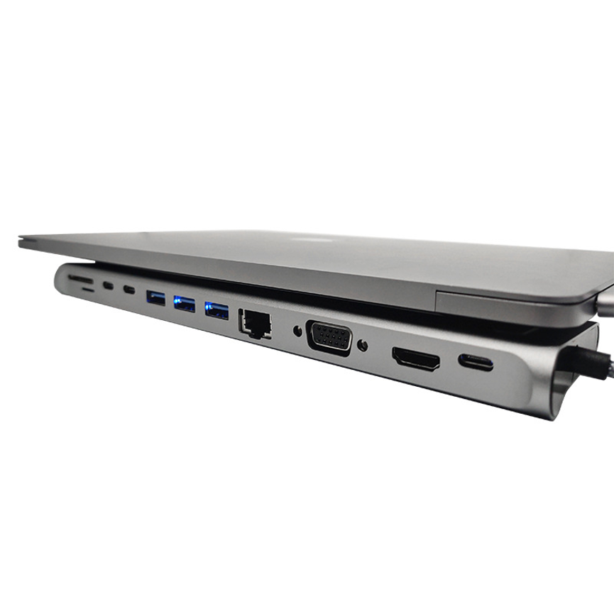 1. 12-in-1 USB-C Hub T282 USB-C workstation hub