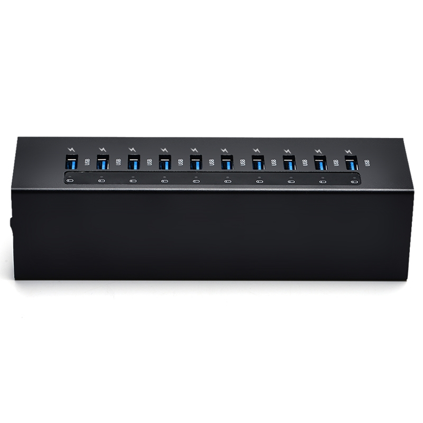 B-10A 10 Port USB 3.0 HUB rugged metal enclosure