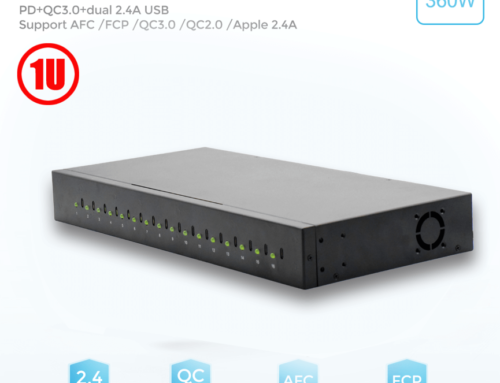 16 Port USB-C Charger TC-16 – 20W Per Port USB-PD Charging Solution