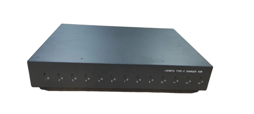 1. 13 Ports USB C Charger cable management charging station