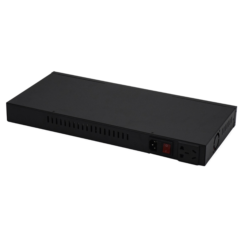 16 Port Type C HUB TH-16 rear AC power and cooling